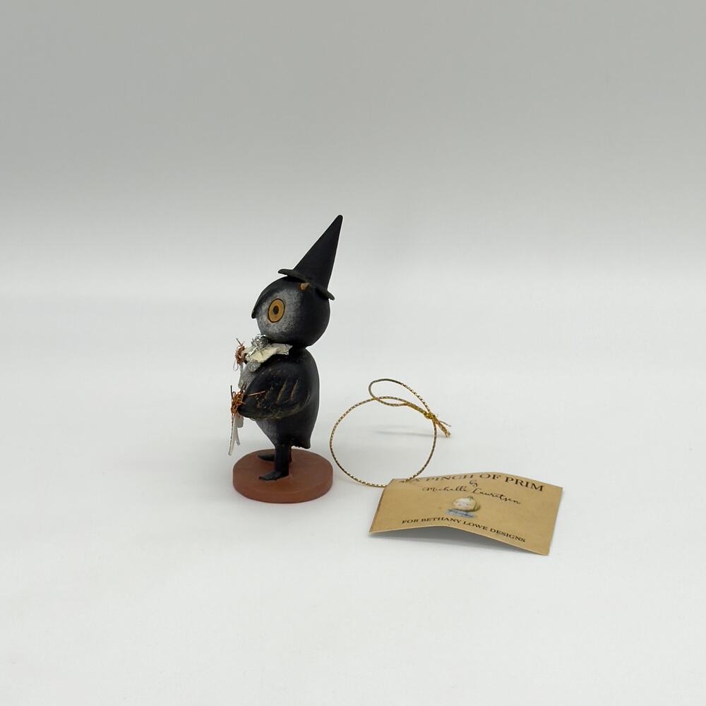 Bethany Lowe Mini Happy Halloween Owl Figurine 4" NEW - Picture 7 of 12